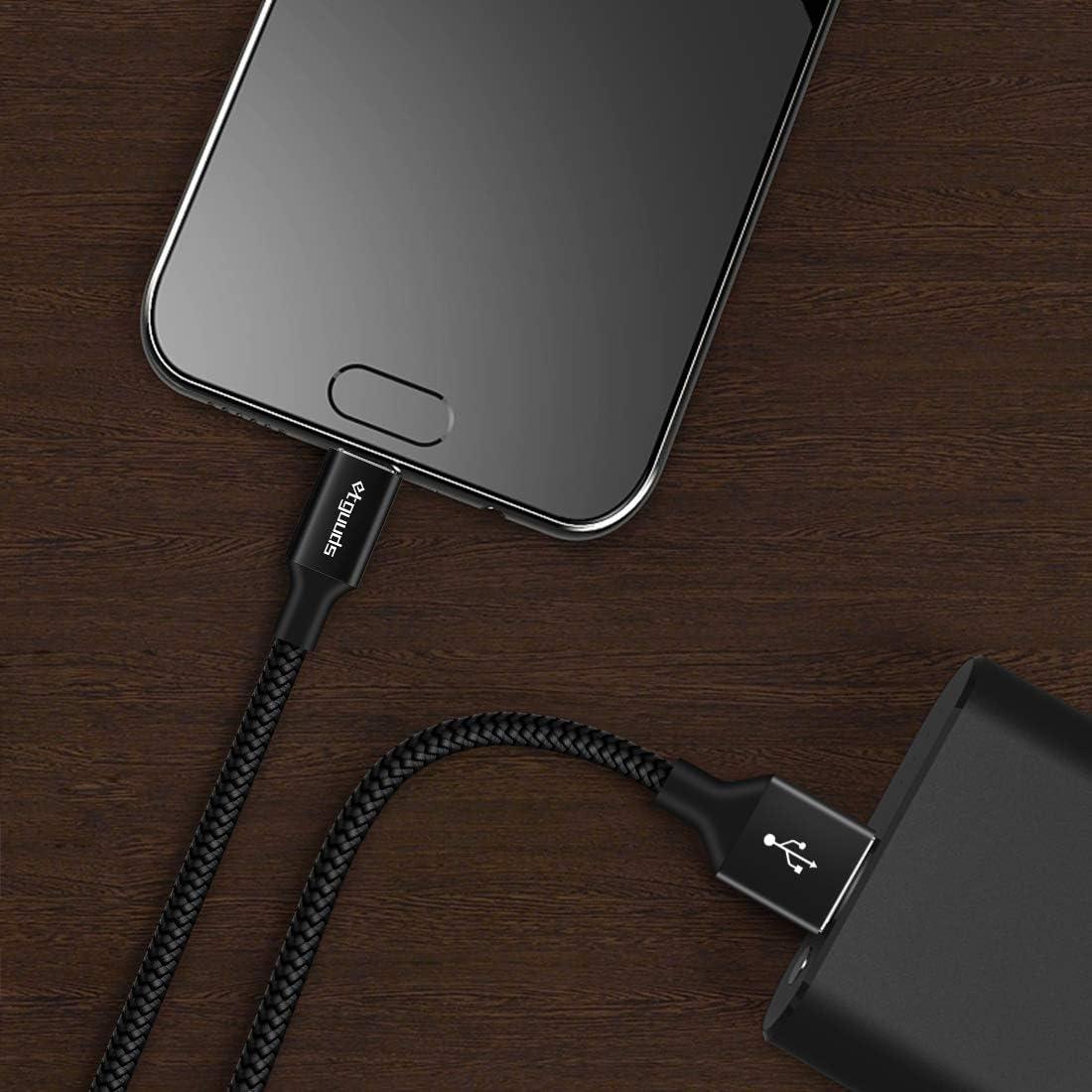 Cable USB A a USB C 3m etguuds Carga Rápida 18W Trenzado