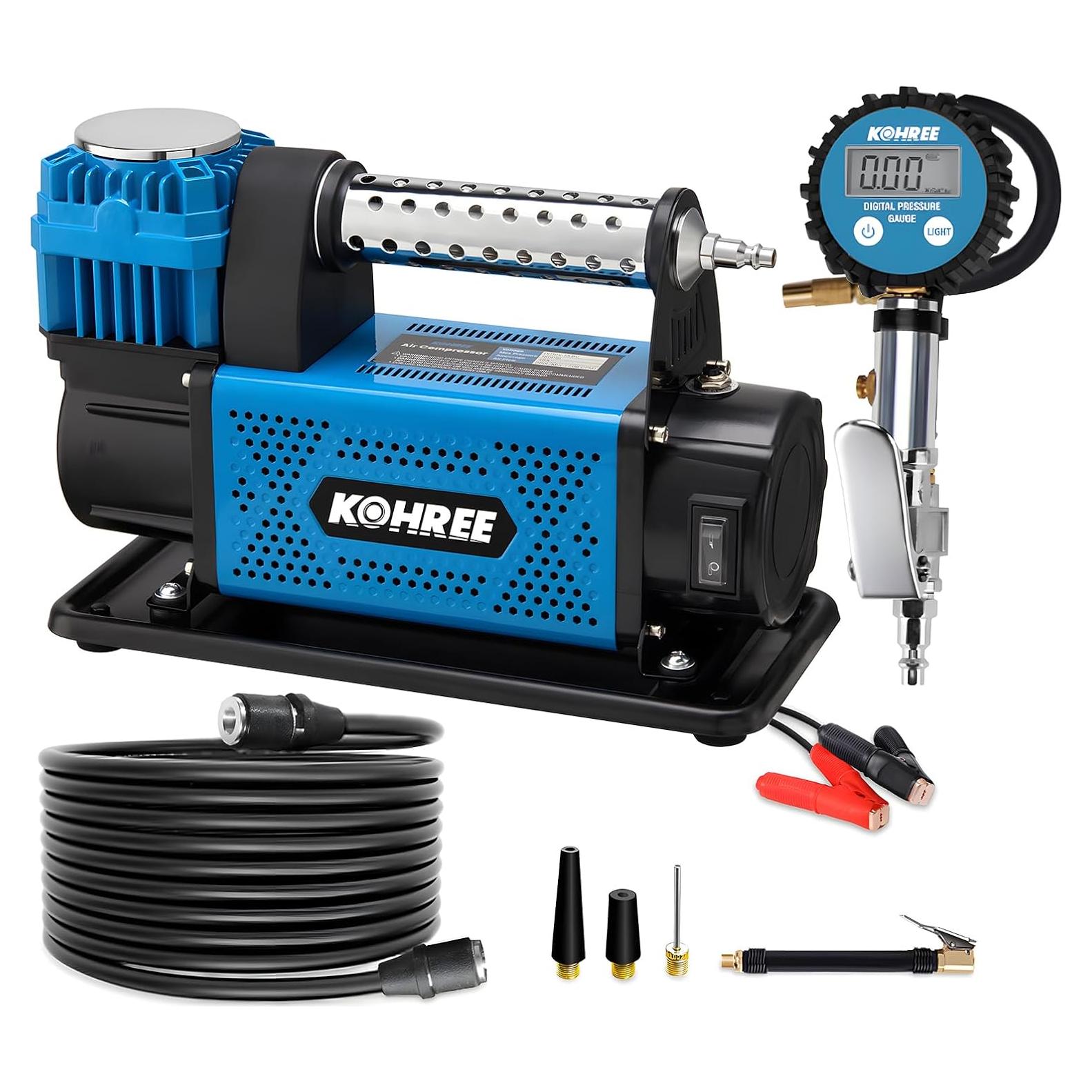Compresor de Aire Kohree 12V Pesado 150 PSI 7.06 CFM