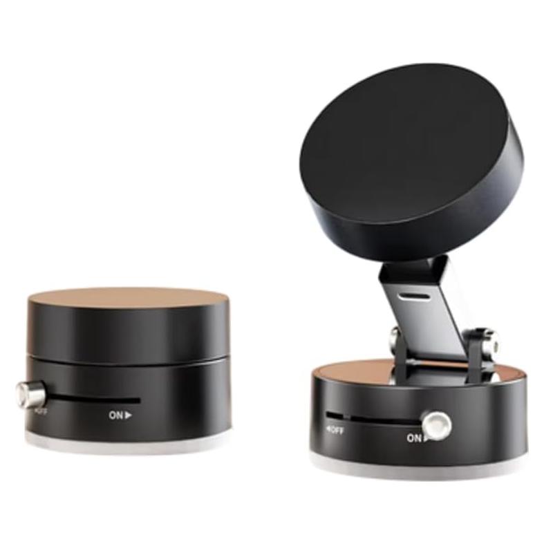 Soporte para Teléfono Móvil Succión Magnética Plegable Negro