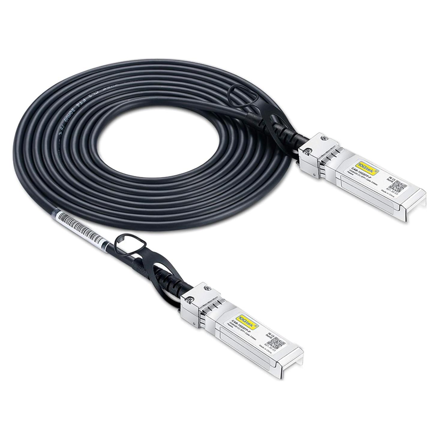 Cable DAC 10G SFP+ 4m 10Gtek Conexión Directa Cobre Pasivo