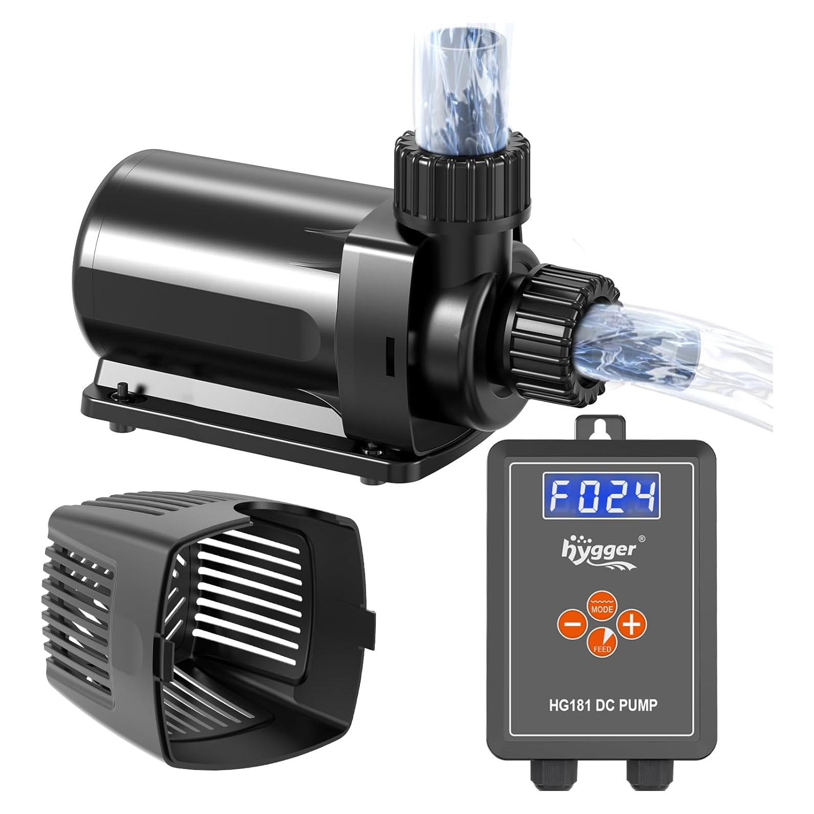 Bomba de Agua Ajustable Hygger 28W 800GPH para Acuario