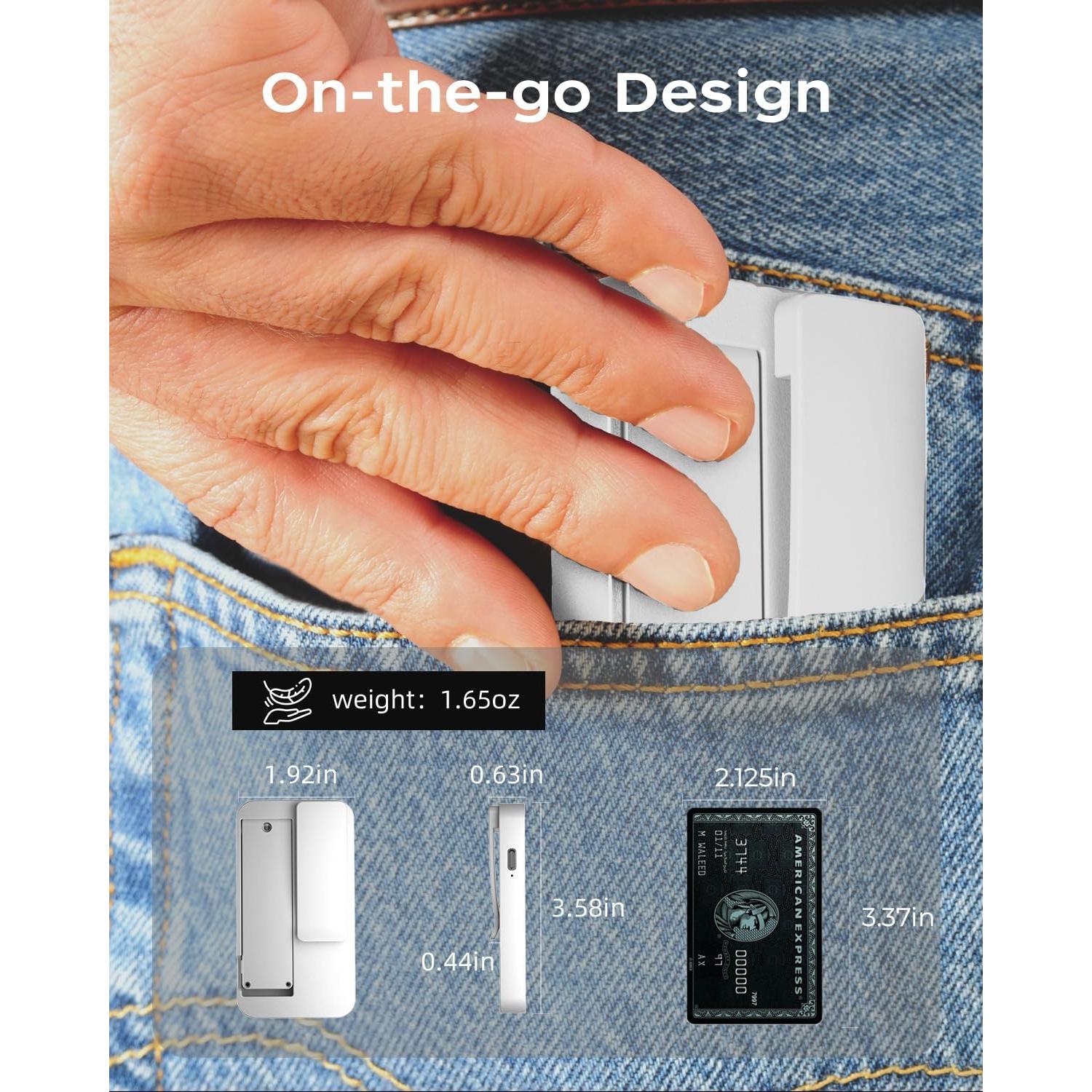 Luz de Lectura Plegable Lucarni 3 Colores 700mAh Ultra Ligera