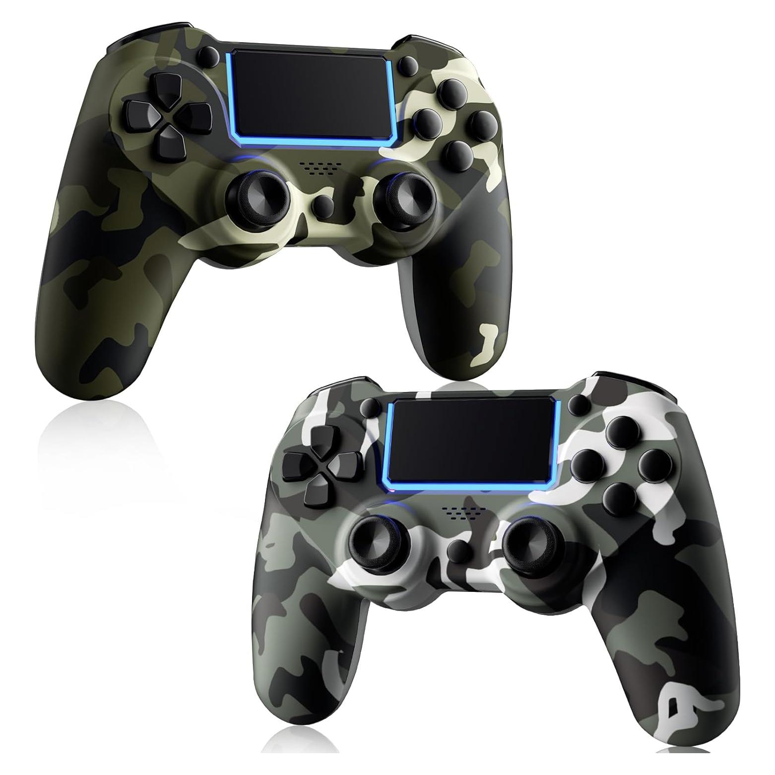 Controladores Inalámbricos KDYGPDCT para PS4/PS3 - 2 Pack Verde y Gris