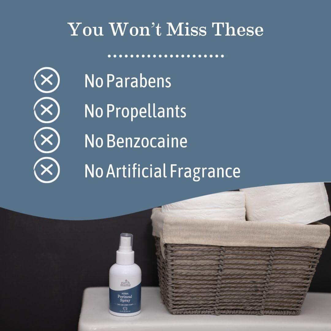 Spray Perineal Herbal Earth Mama 118 ml - Alivio Postparto