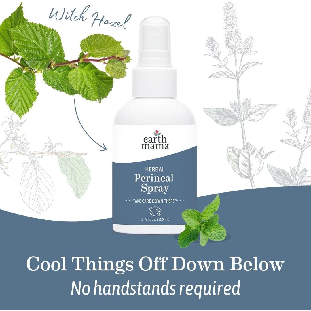 Spray Perineal Herbal Earth Mama 118 ml - Alivio Postparto