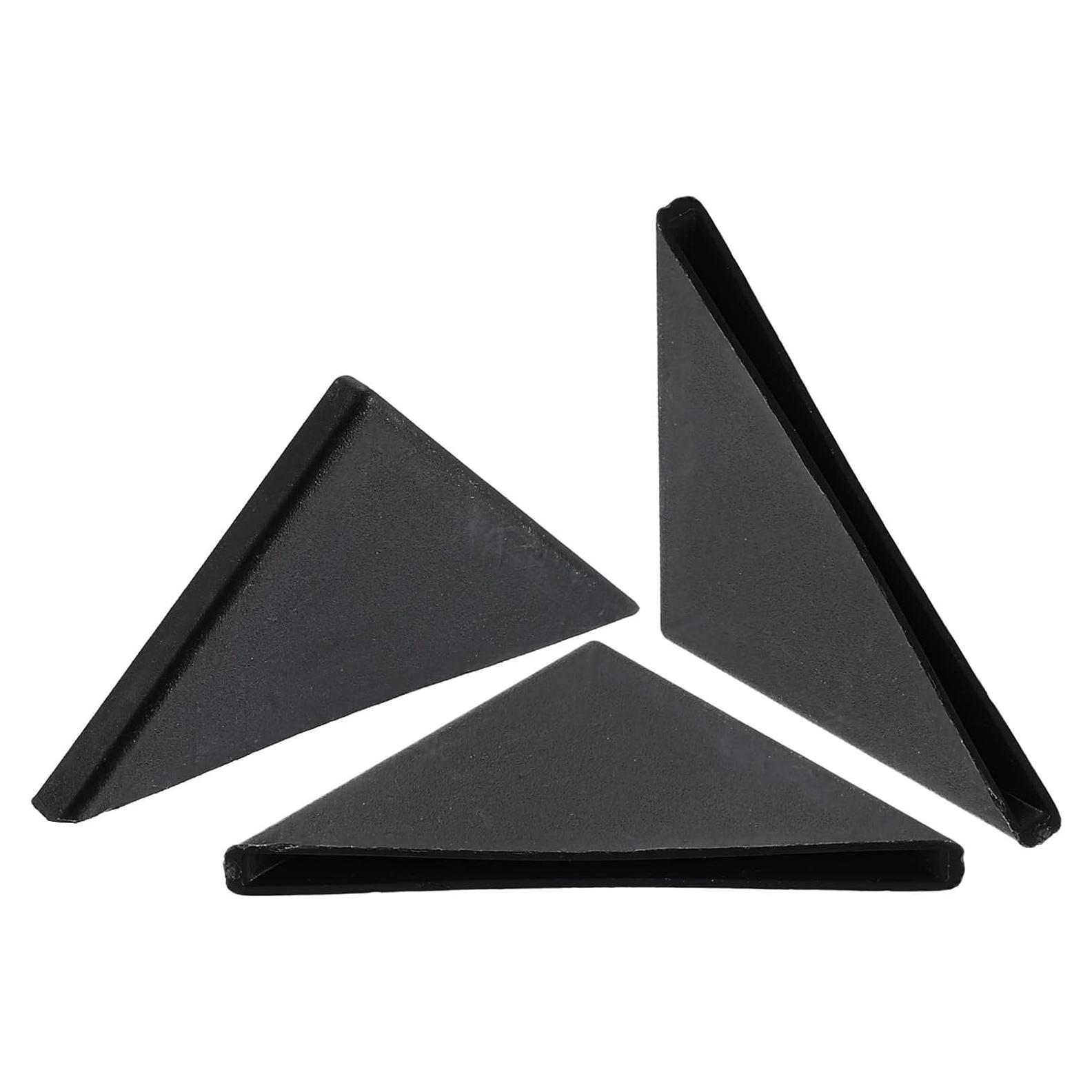 Protectores de Esquinas de Plástico uxcell 20 Pcs 2x50mm Negro