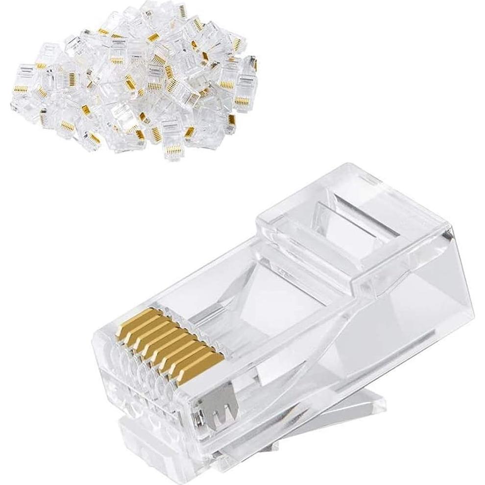 Conectores Ethernet RJ45 Cat6 CableCreation - Paquete de 10