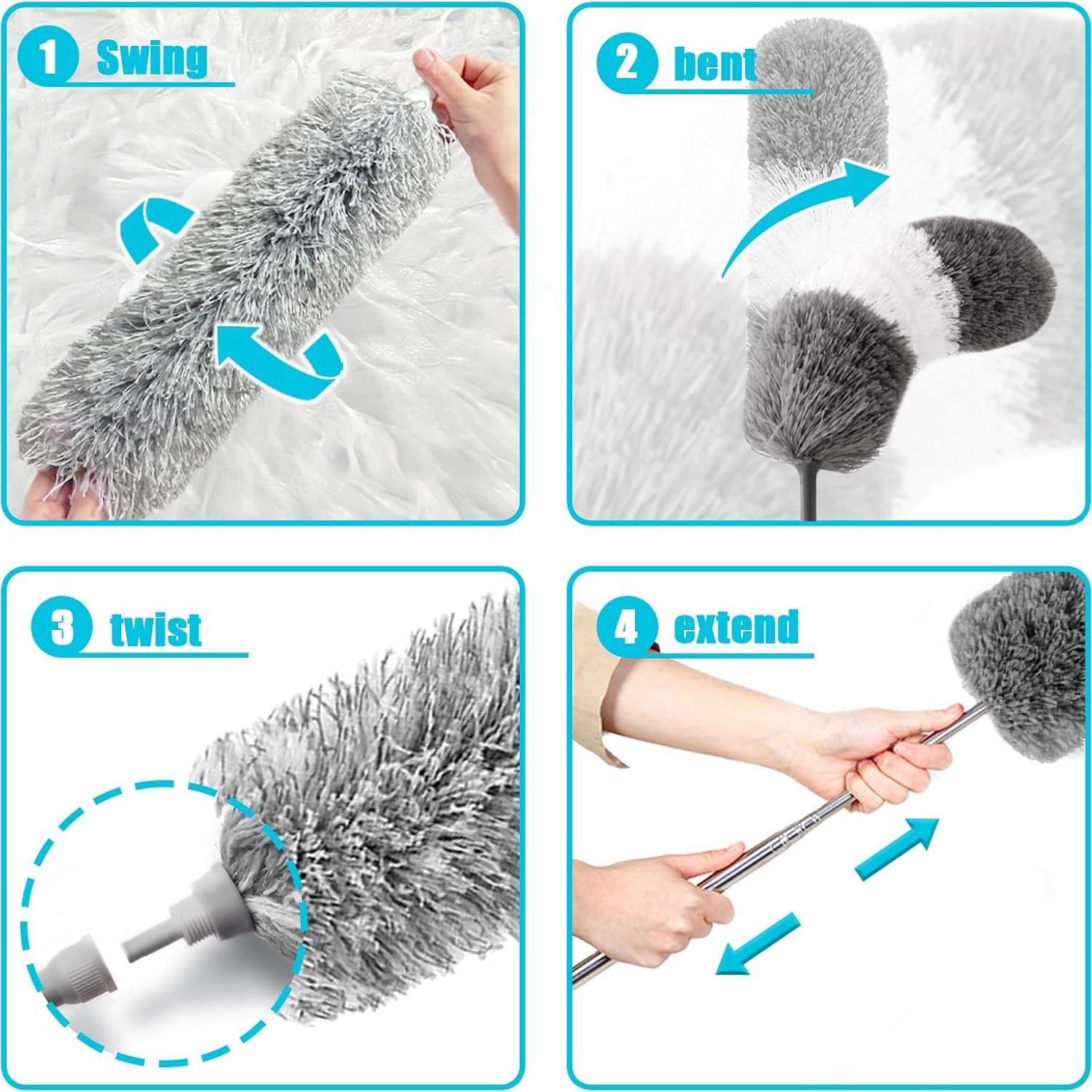 Plumero Extensible BAOYINGTE de Microfibra 279.4 cm