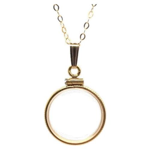 Locket vacío 18mm oro 14k hecho a mano con destornillador gratis