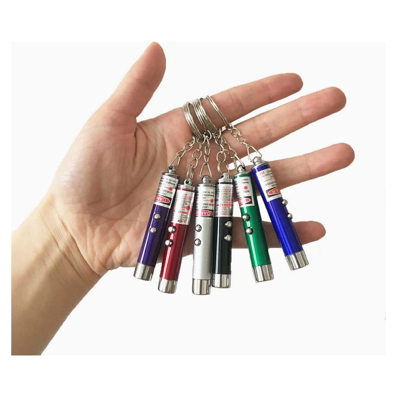 Juguete Interactivo para Gato y Perro Yiwu 6PCS Punta Láser LED