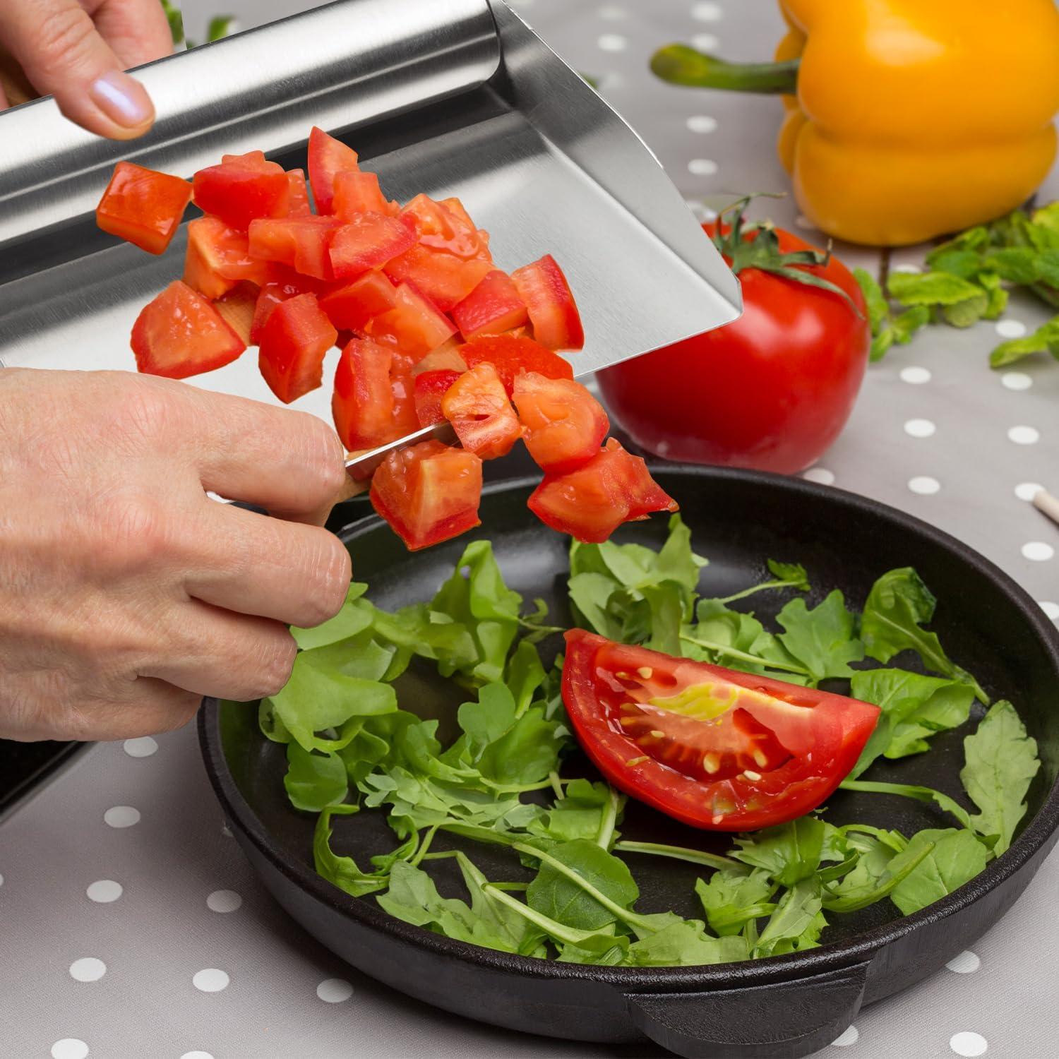 Cuchara para comida HIC Kitchen acero inoxidable 18/8 15.24 cm