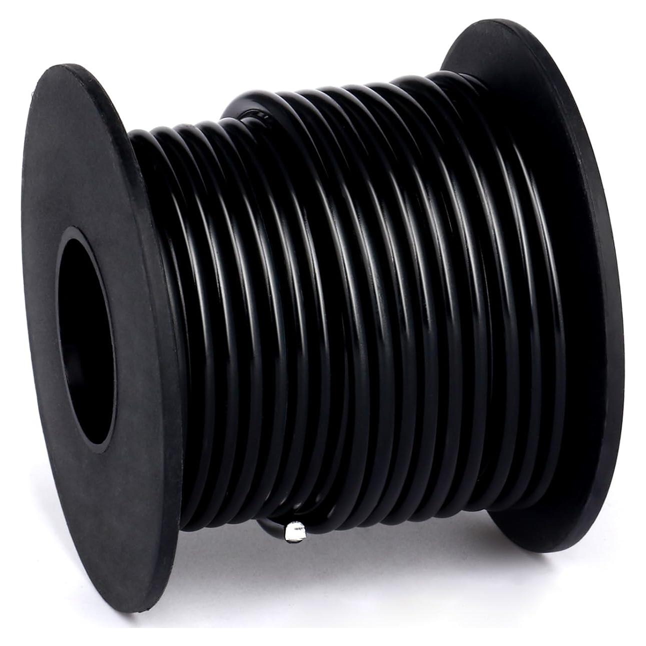 Alambre de Artesanía de Aluminio Negro 10m 3.0mm Cadikez