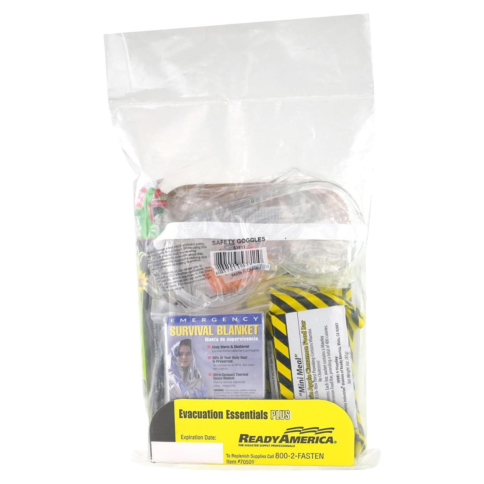 Kit de Emergencia Quakehold! Esencial Plus - Supervivencia 5 Años