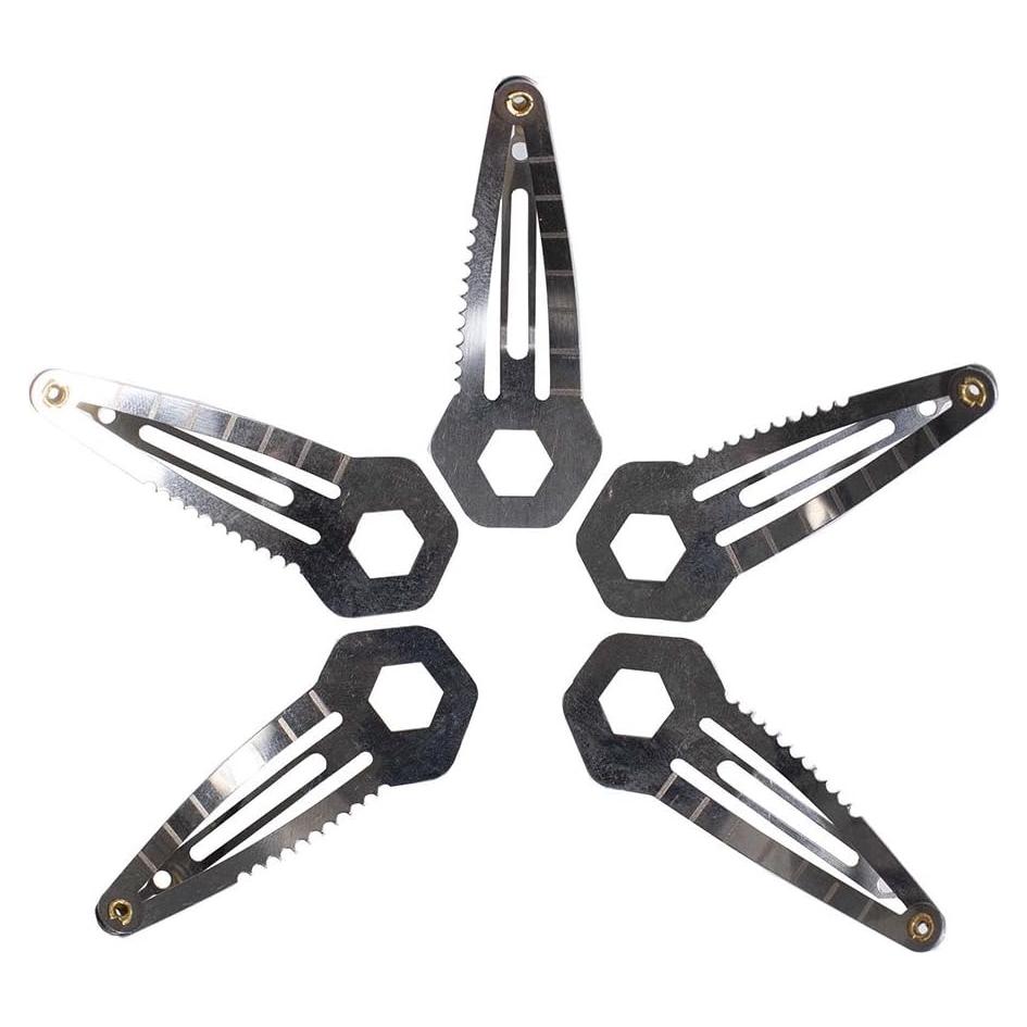 Clip de Cabello Multi-Herramienta West Coast Paracord - 3 Piezas