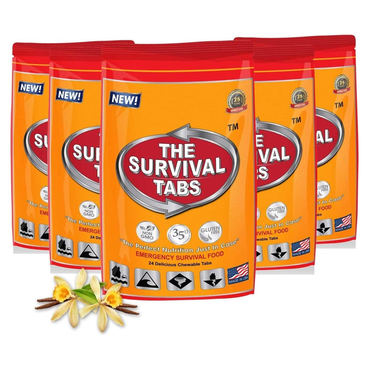 Comida de Emergencia Las Tabletitas de Supervivencia 120 Unidades