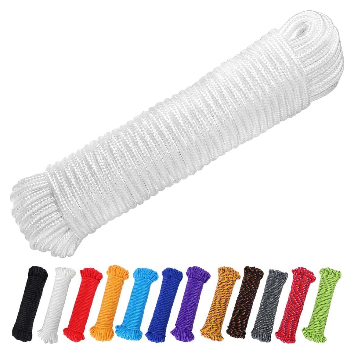 Cuerda de Polipropileno 27.43m 6.35mm PERKHOMY Blanca