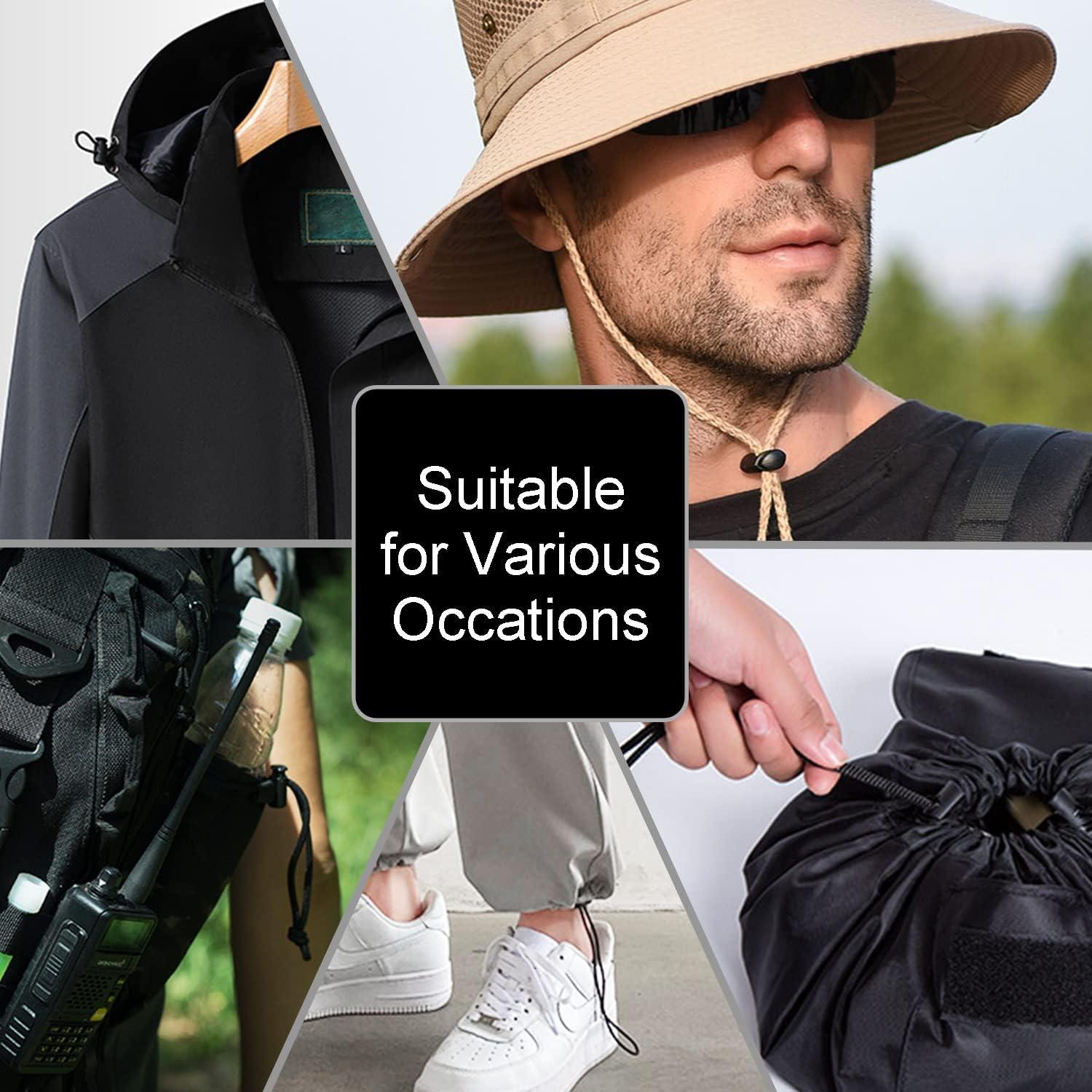 Cierres de Cuerda de Plástico 12pcs Mezcla de Colores 28x15mm