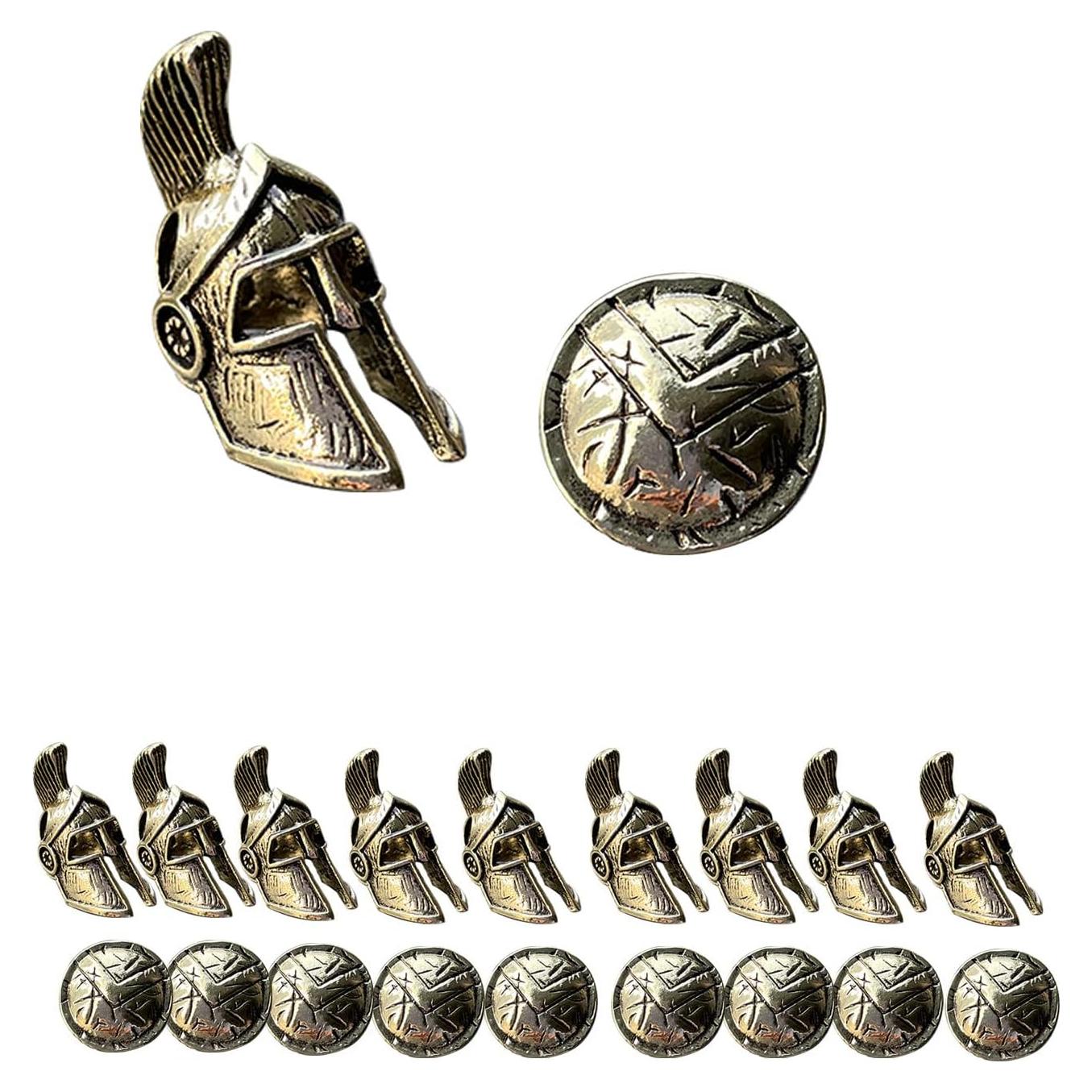 Paquete de 10 cuentas de metal SU LIFE para paracord