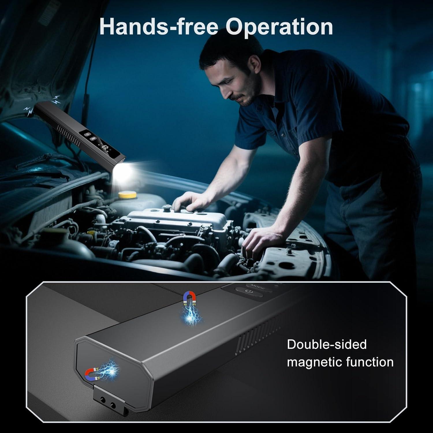 Linterna Recargable WETEAMNOL EDC 800 Lúmenes LED 4 en 1