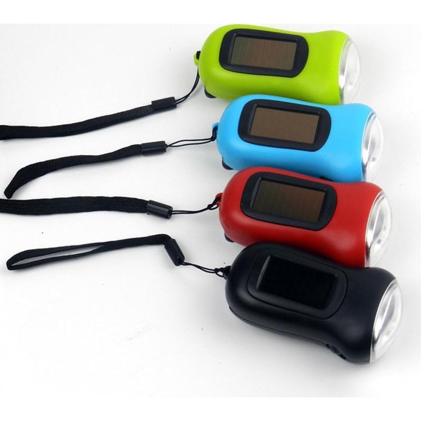 Linterna LED de Mano Hemobllo 3.5x5cm Solar y Manual