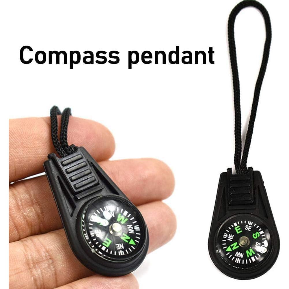 Paquete de 2 Brújulas Mini Portátiles Haohaiblooms - Llenadas de Líquido para Senderismo y Camping