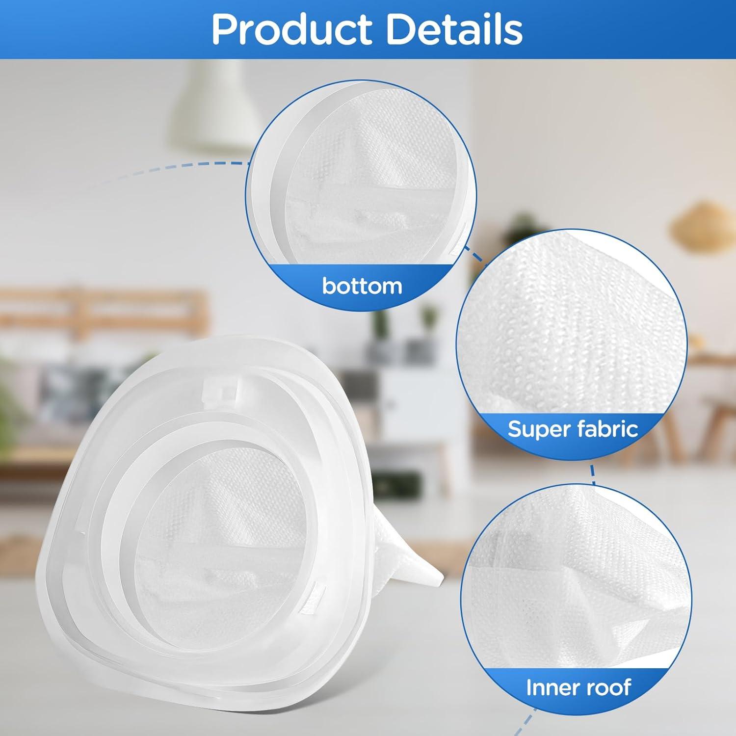 Paquete de 4 Filtros de Reemplazo VF110 para Aspiradoras Black & Decker