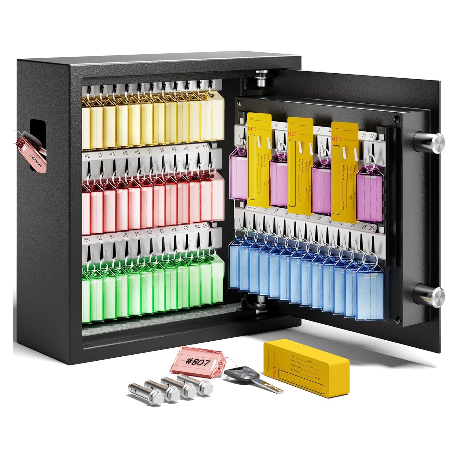 Caja de Llaves Electrónica KornerBatl 64 Llaves Montada en Pared