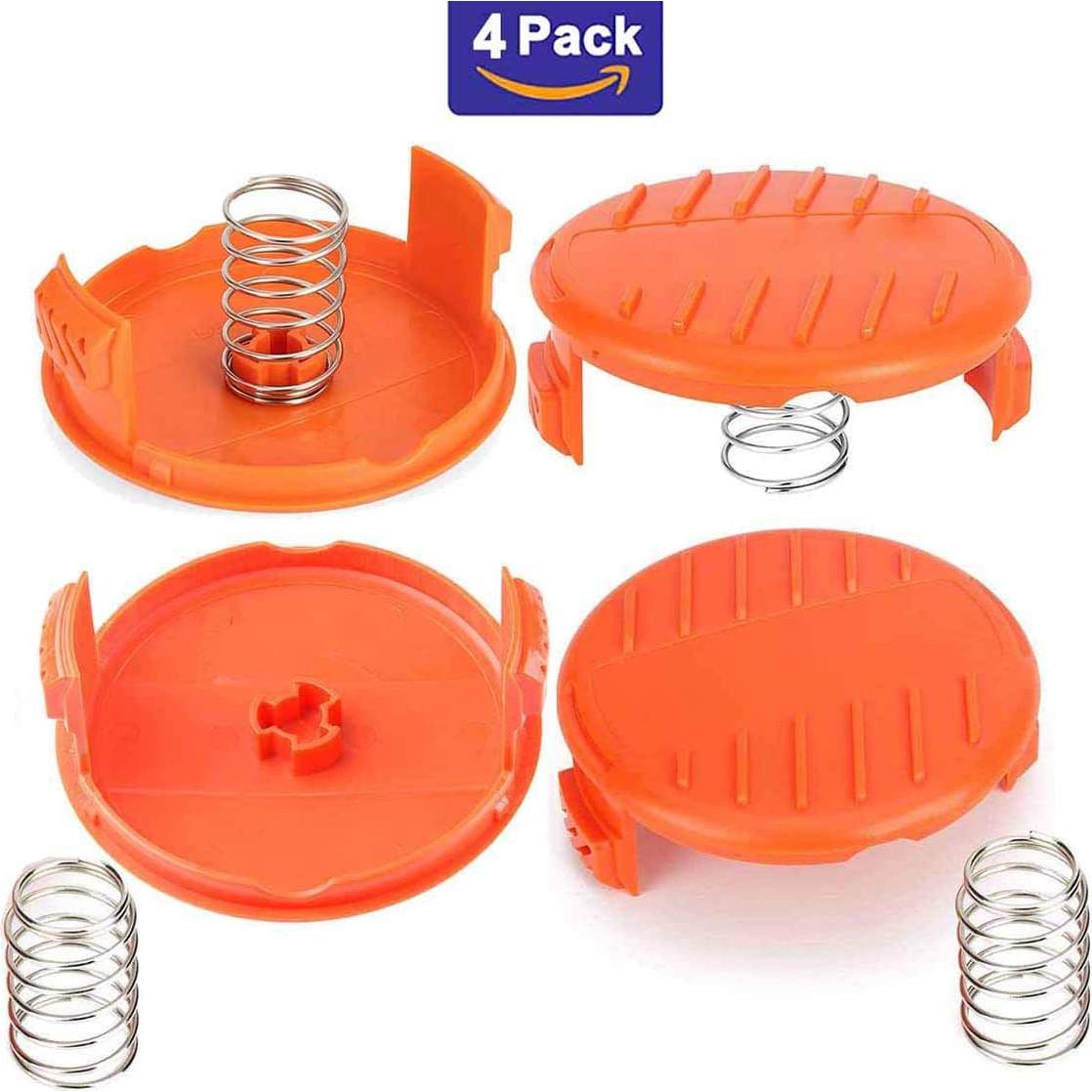 Paquete de 4 tapas de repuesto Black Decker para recortadora