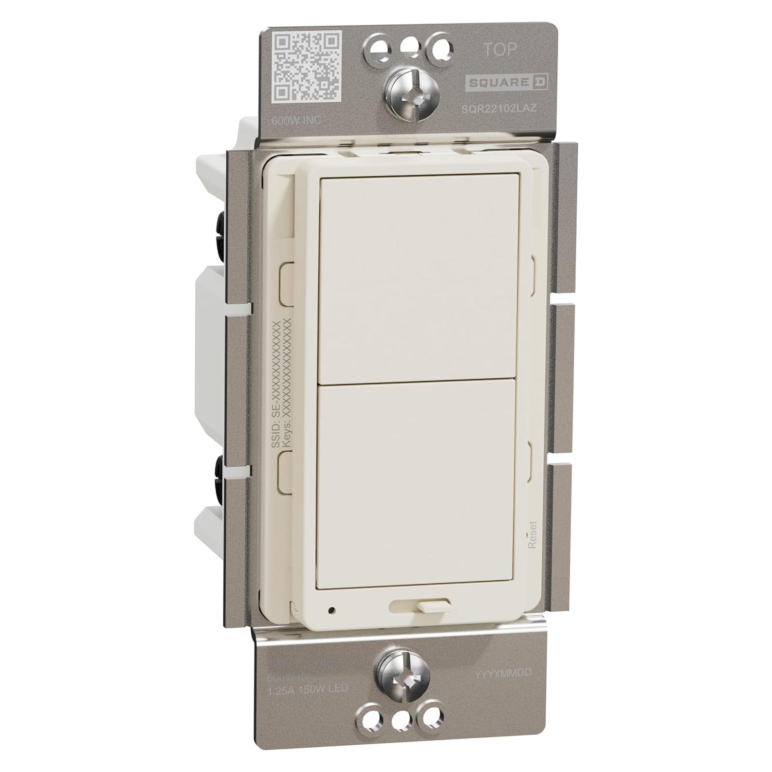 Interruptor Regulador de Luz Inteligente Square D 15A Z-Wave Plus