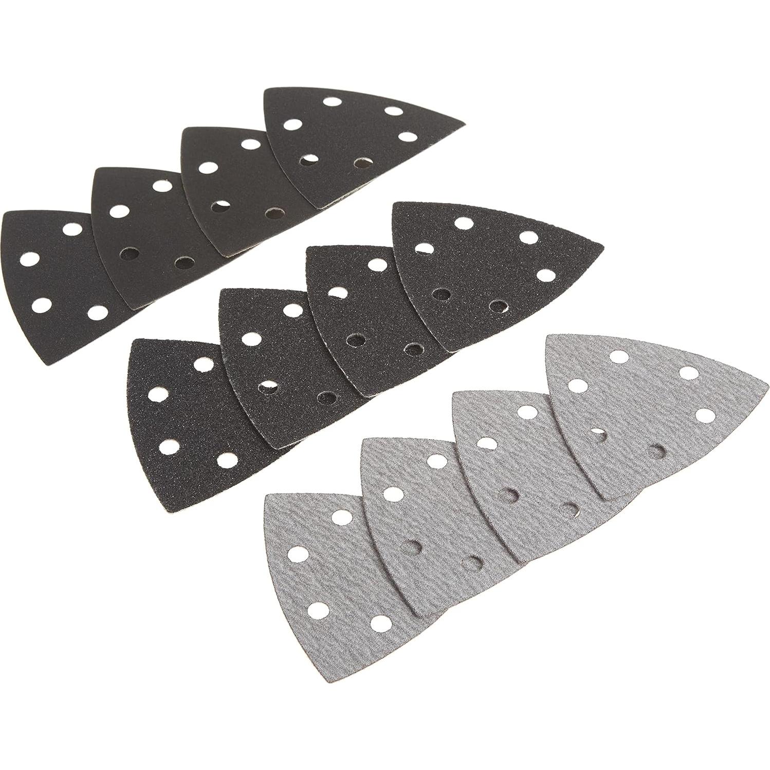 Papel de Lija Triangular DEWALT 12-Pack Gancho y Bucle