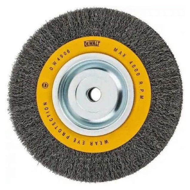 Rueda de Alambre DEWALT DW4906 para Amoladora de Banco 21cm