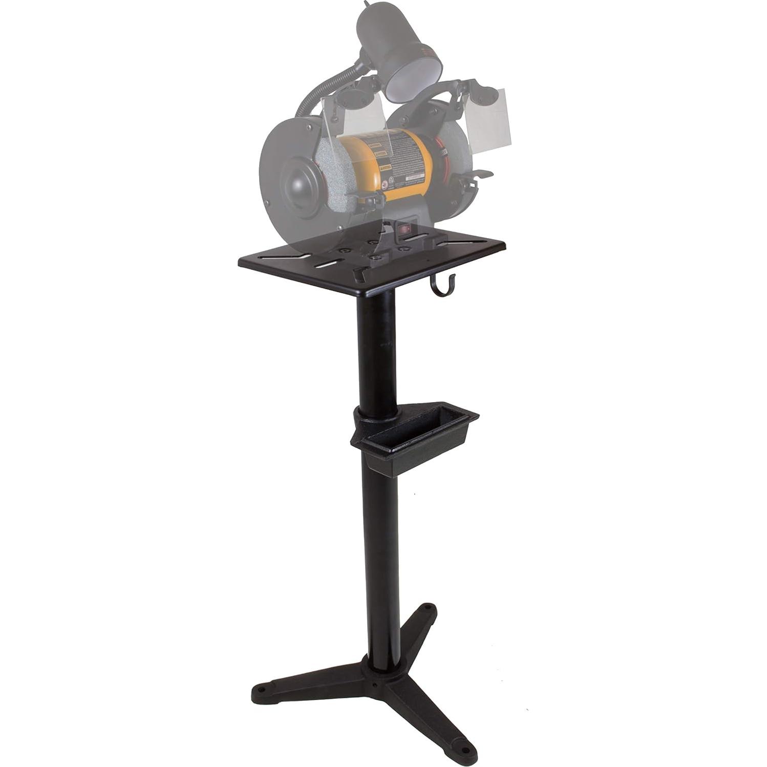 Soporte para Esmeril de Banco WEN 80 cm con Pot de Agua Negro