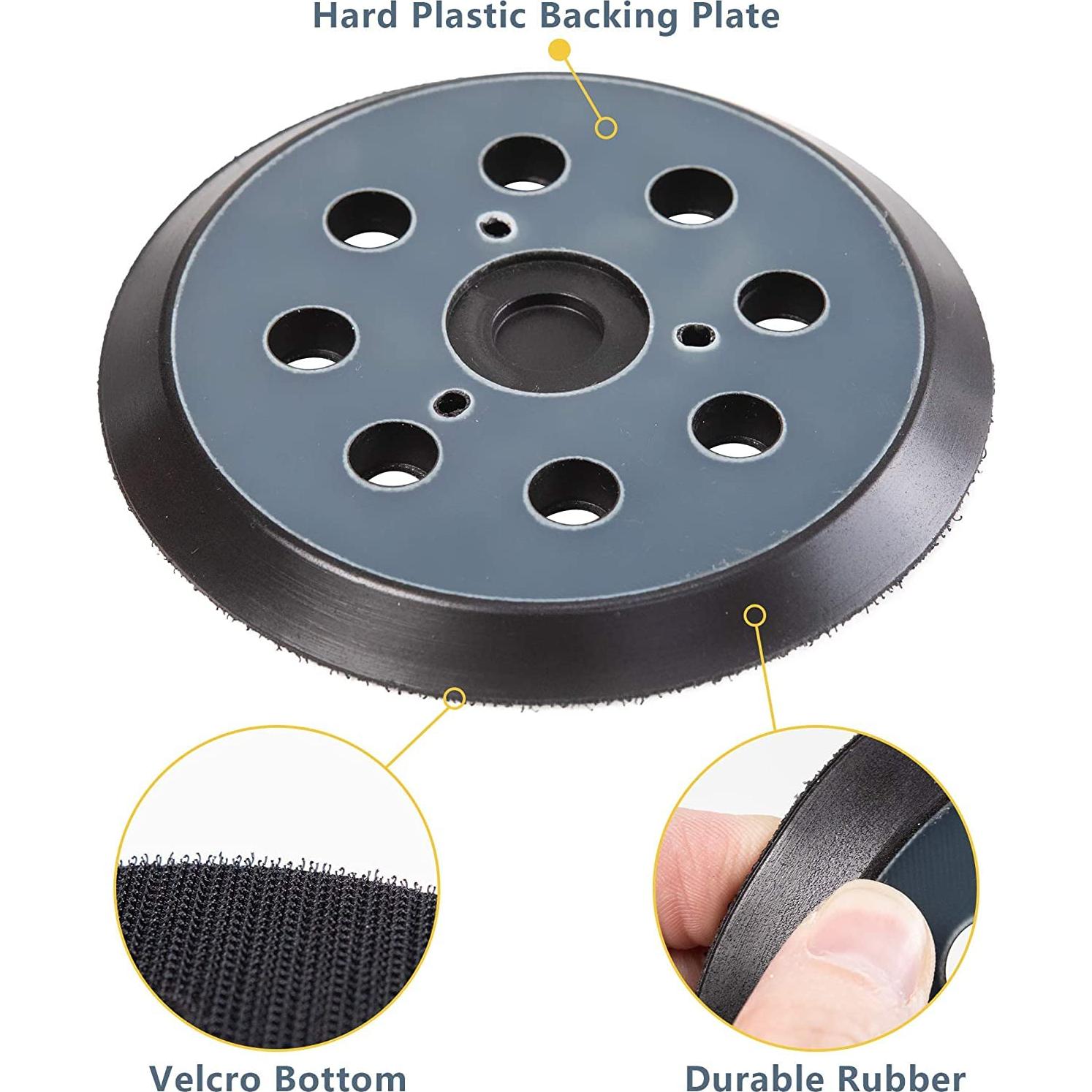 Pad de Reemplazo 5" para Lijadora Orbital DeWalt y Makita