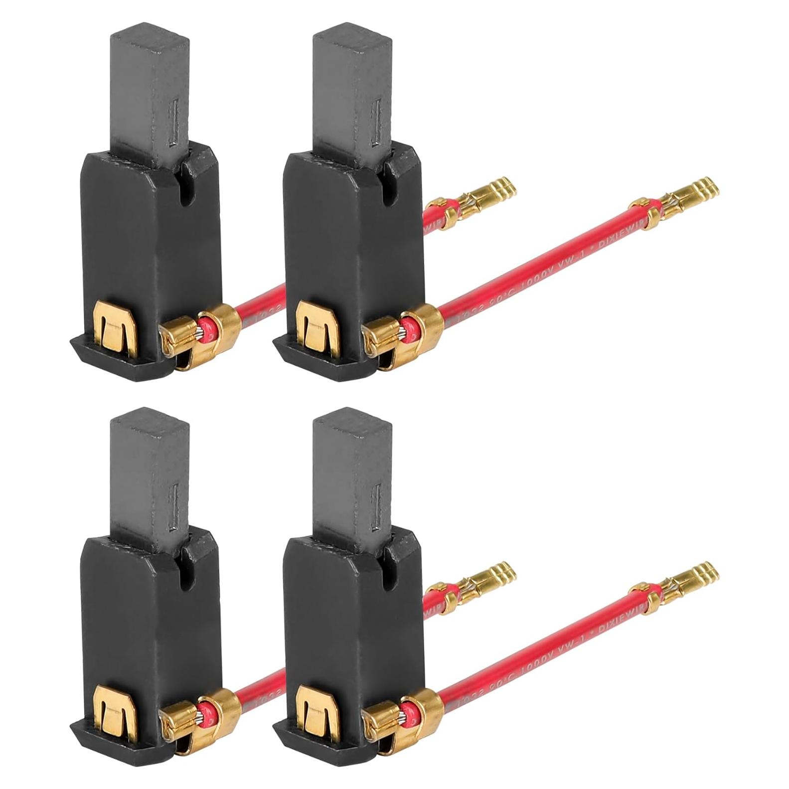 4 Piezas Caja de Cepillo de Carbono Longsure Compatible DeWalt