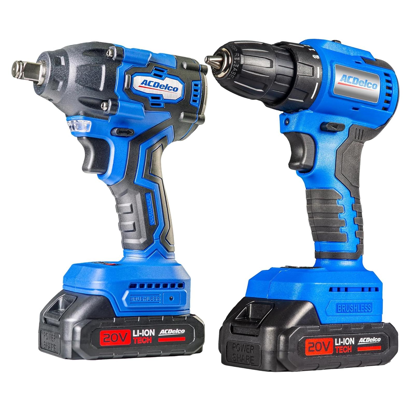 Taladro Inalámbrico ACDelco ARI20132-K1 20V con 2 Baterías