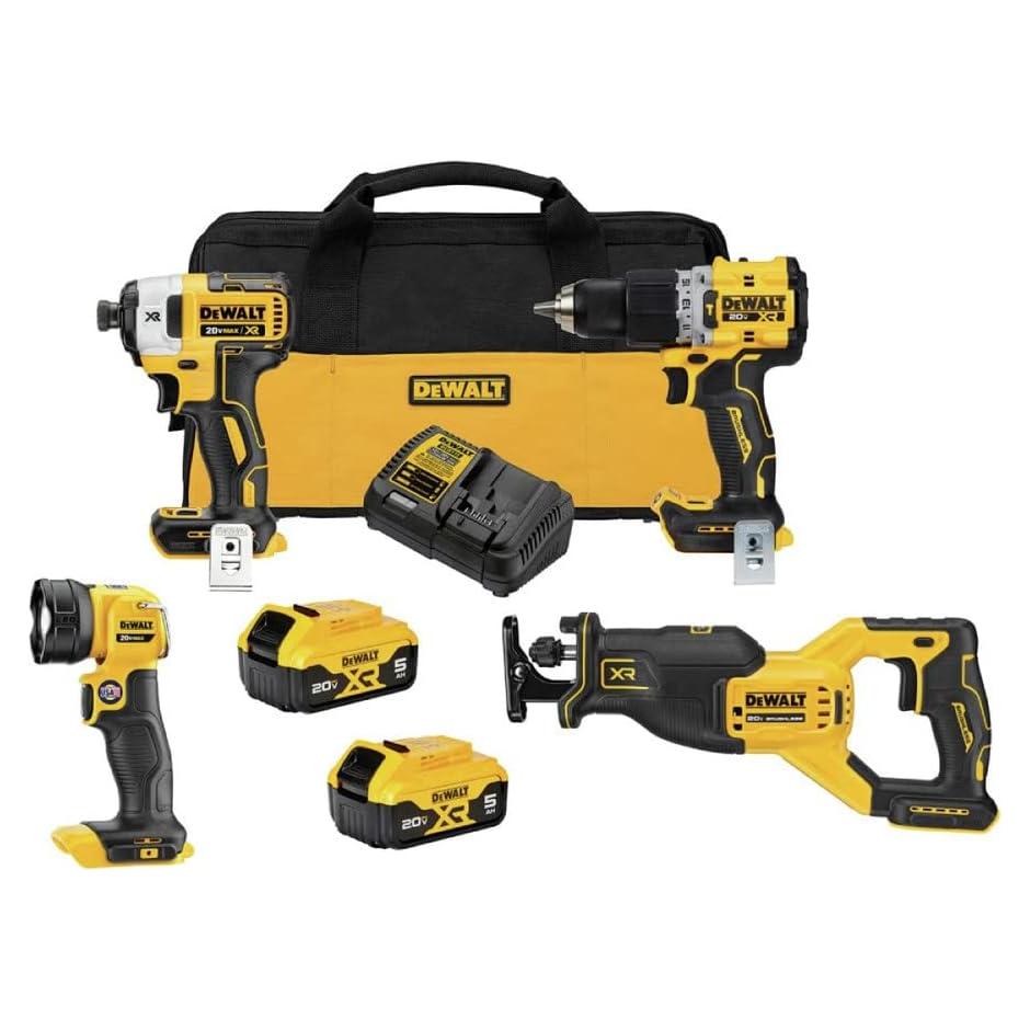 Kit de Herramientas Eléctricas DEWALT 20V MAX XR 4 en 1