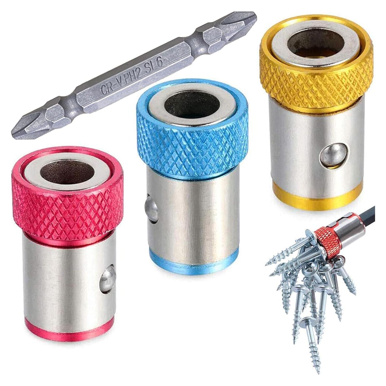 Anillo Magnético de Cabeza de Destornillador TIEEC - 3 Piezas