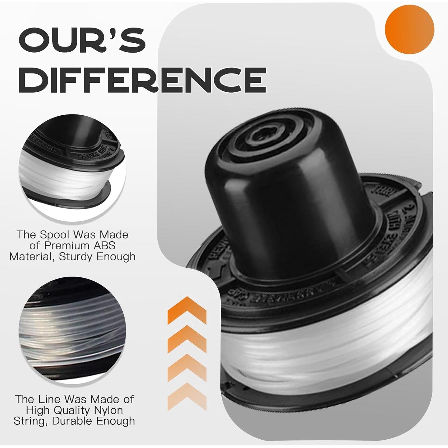 Carrete de Cortacésped Kousika RS-136 Compatible Black & Decker