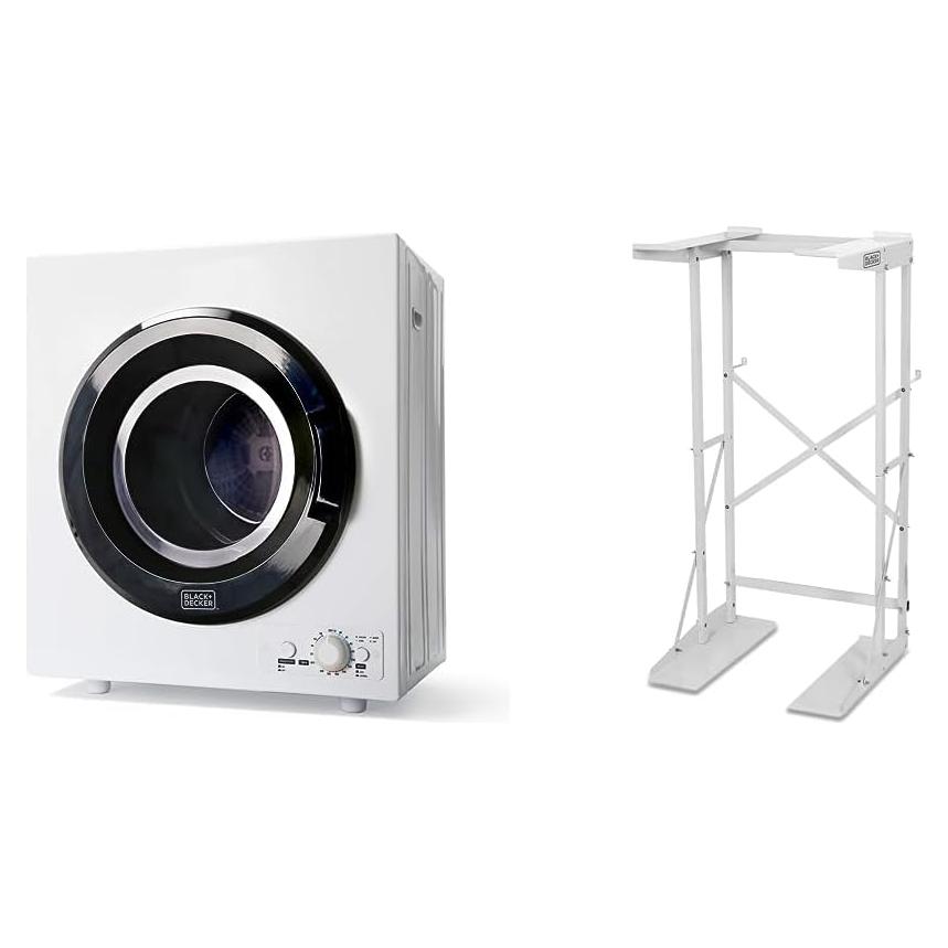 Secadora Compacta BLACK+DECKER BCED37 6 kg + Soporte BWDS
