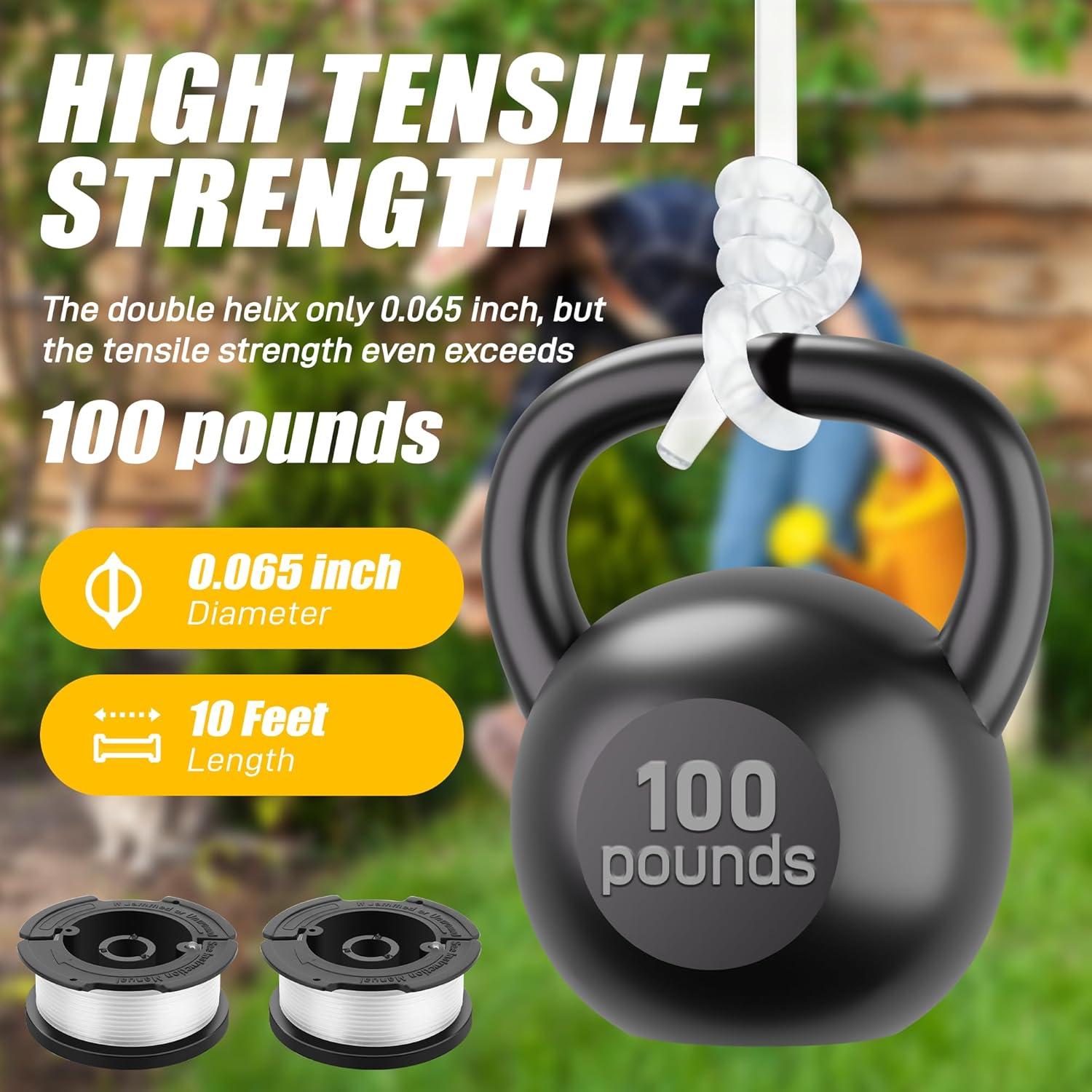 Paquete de 10 Cuerdas de Desmalezadora PETOX AF-100 240ft