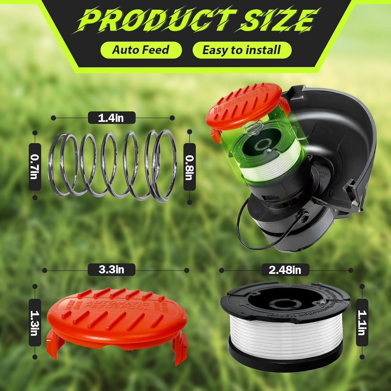 Cuerda de Desmalezadora FrauSonne 9.14m 6 Carretes y Tapa