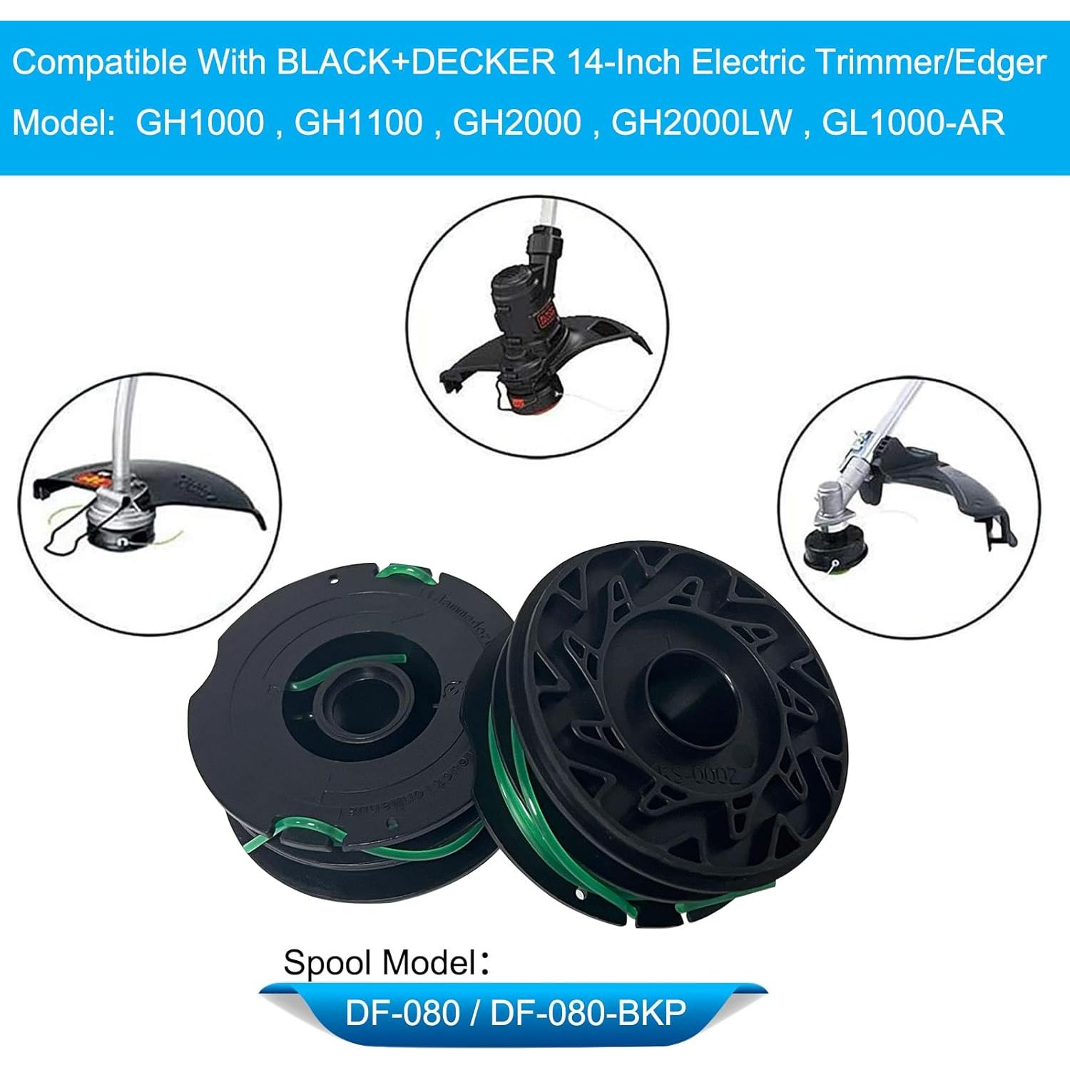 Carrete de Reemplazo DF-080 + Tapa para Black+Decker GH1000