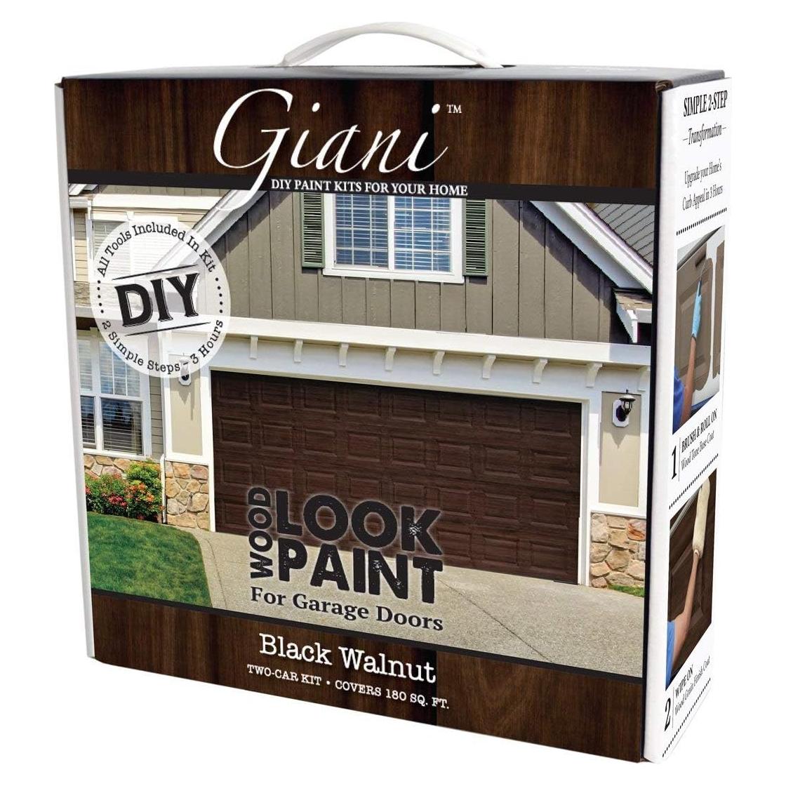 Kit de Pintura Giani Nuez Negra para Puertas de Garaje 473ml