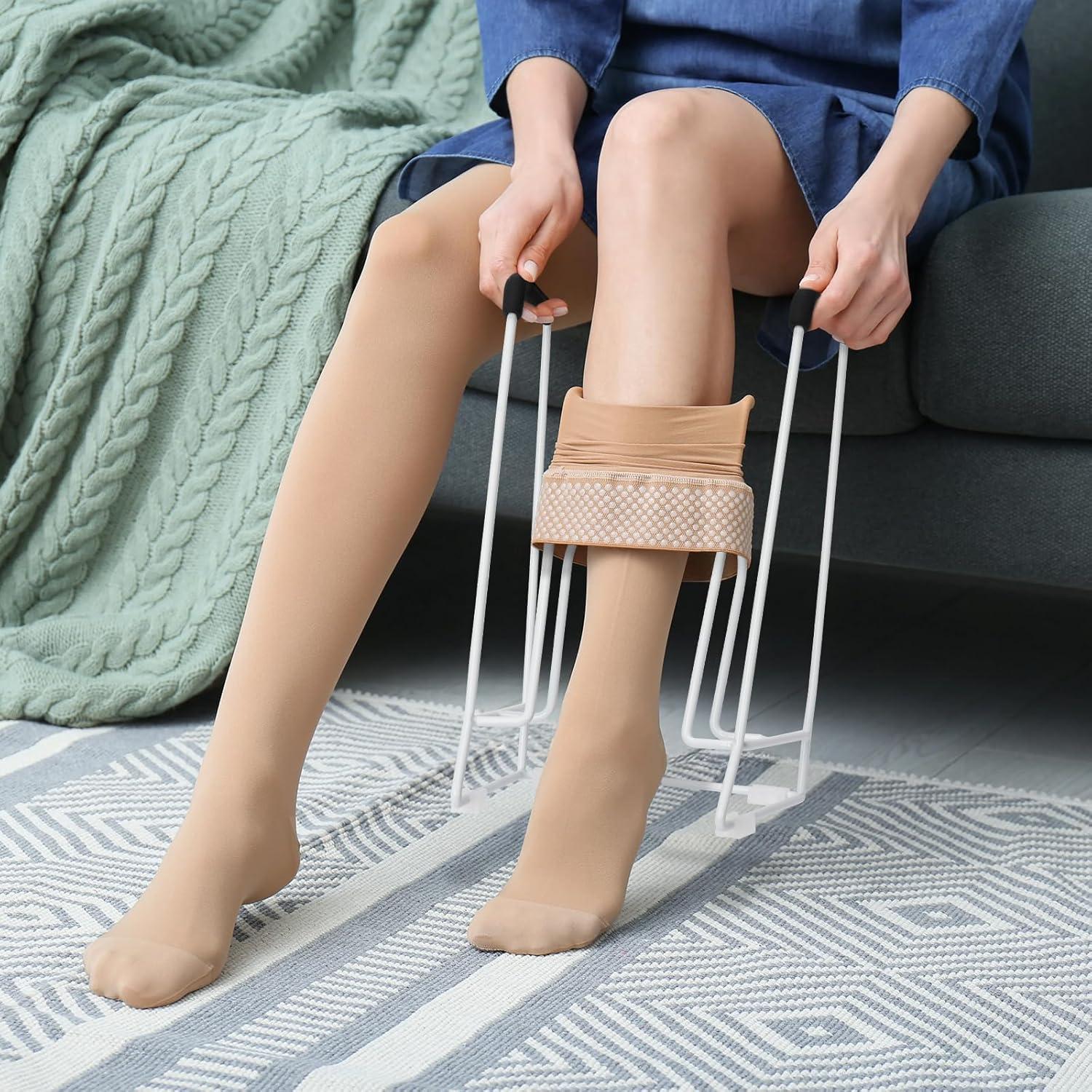 Dispositivo para Ponerse Medias Zipcase Mediano Pantorrillas < 46 cm