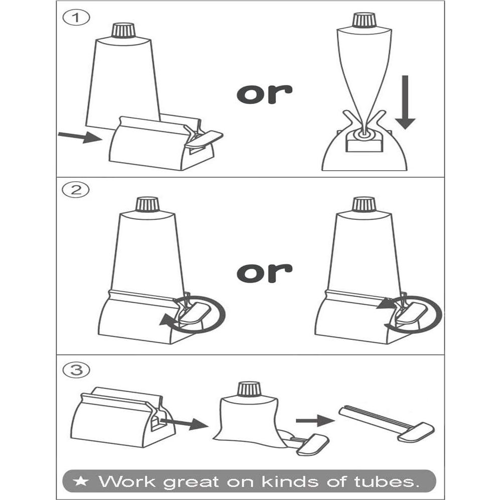 Exprimidor de Tubos de Pasta de Dientes XYKEEY - Juego de 2