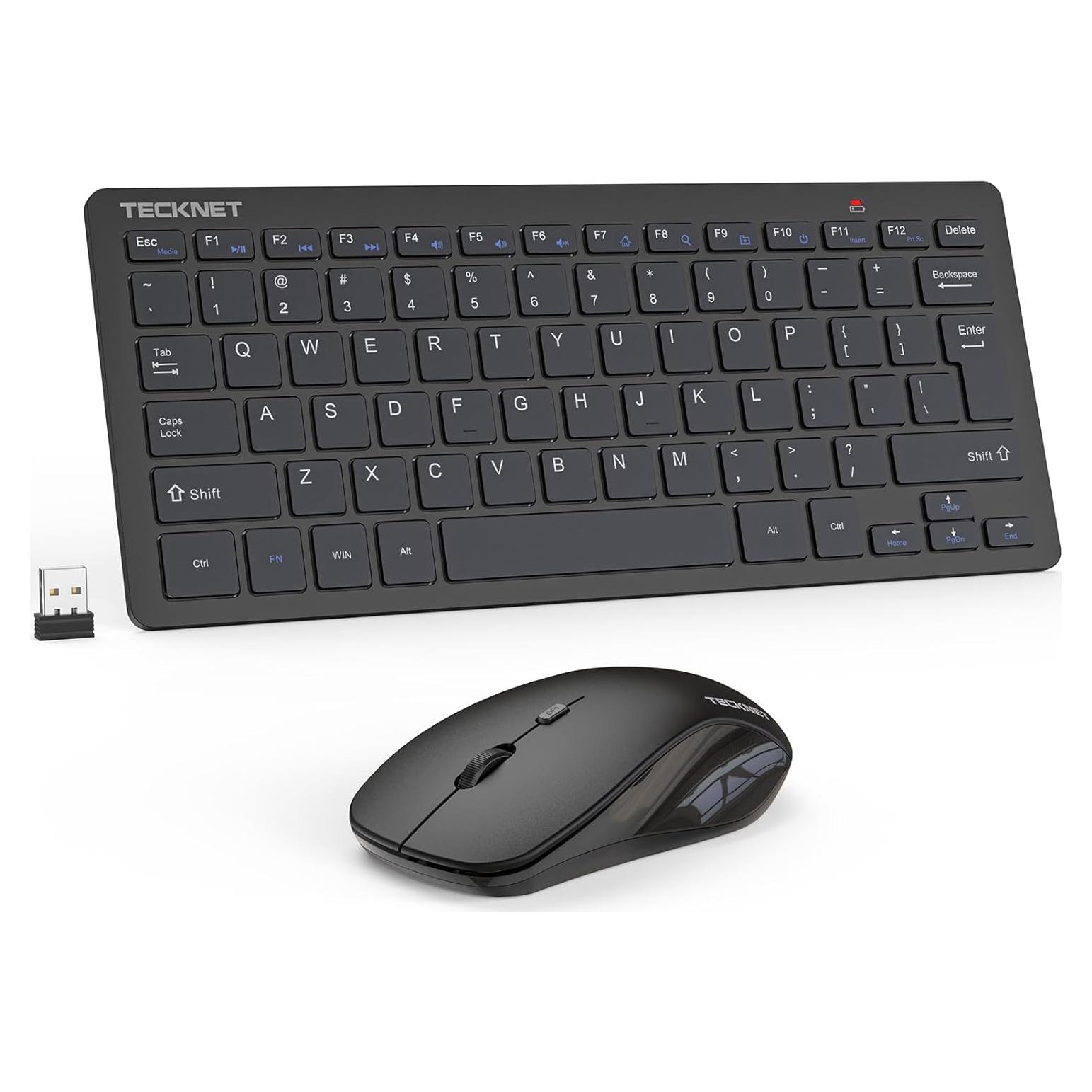 Combo Teclado y Ratón Inalámbrico TECKNET X315 Negro