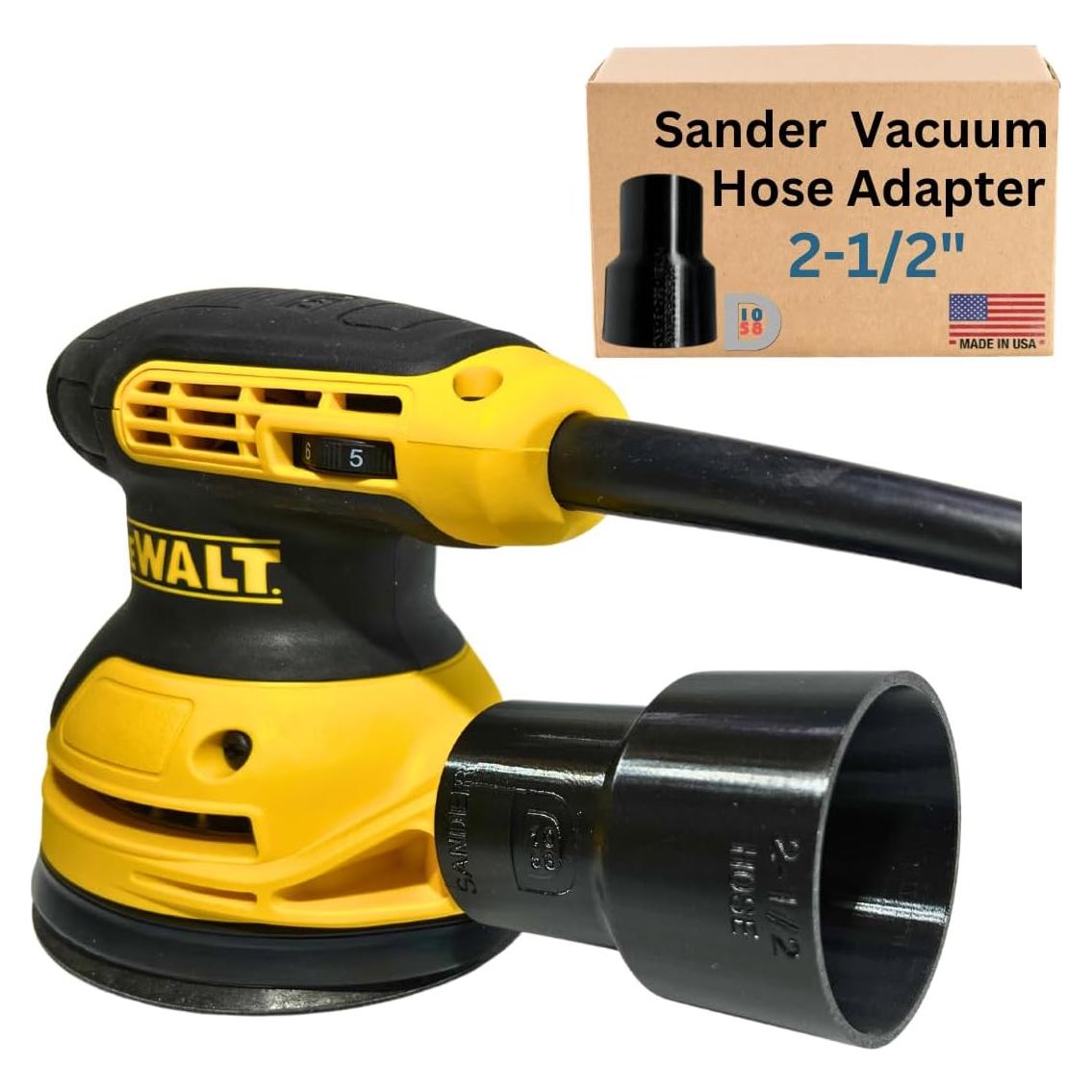 Adaptador de Vacío 1058 Designs para Lijadoras DeWalt y Craftsman
