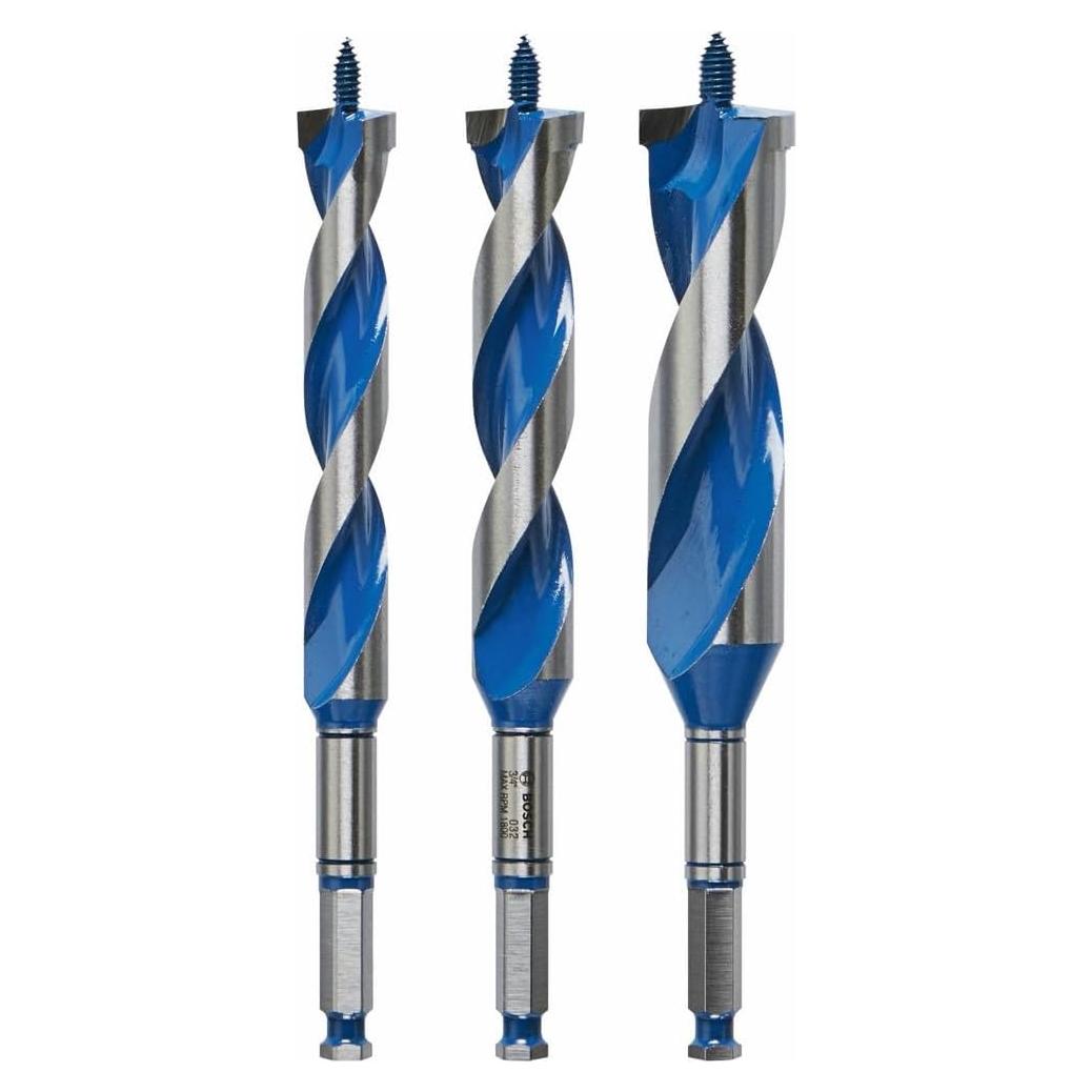 Brocas de Auger Bosch HSAS5003 - Juego 3 piezas 16.5 cm