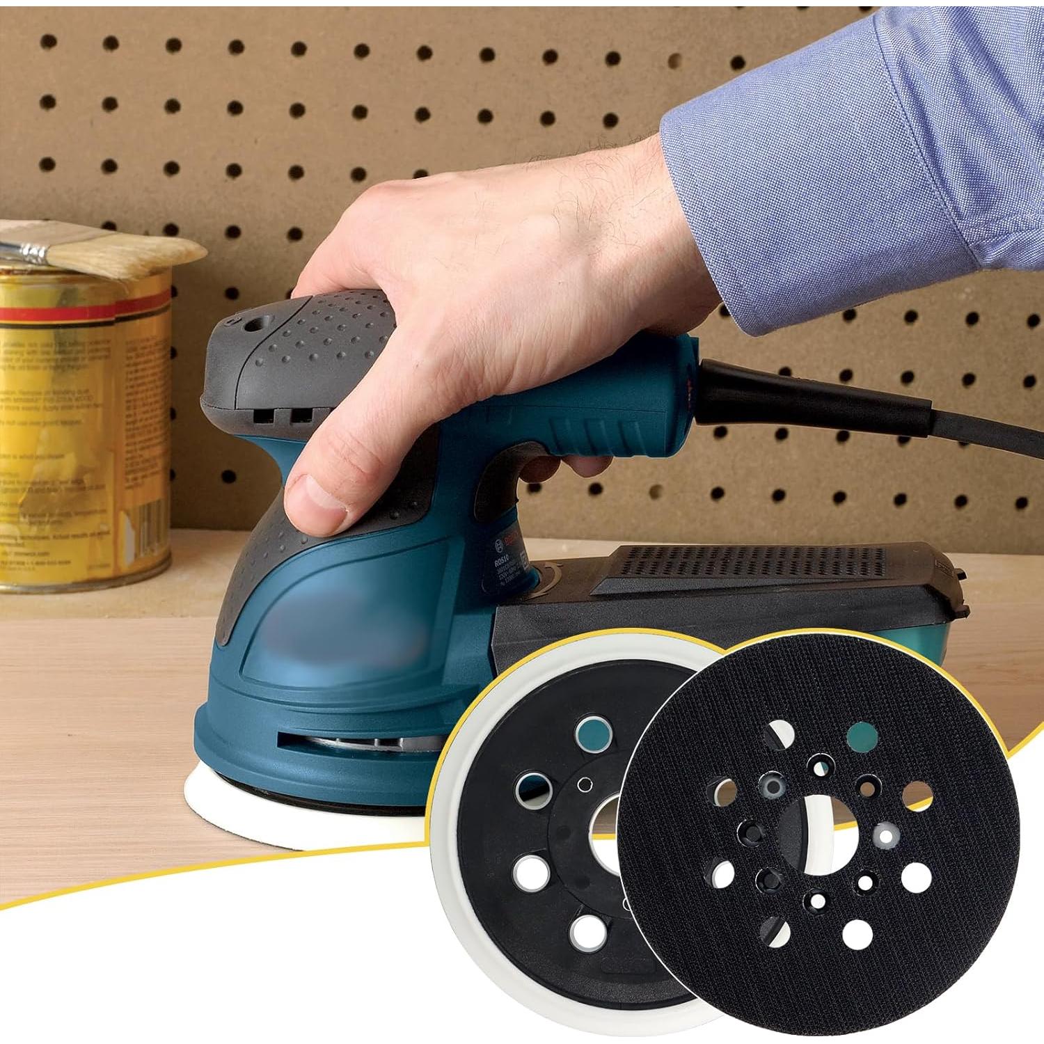 Pad de Lijado 5" Gancho y Bucle Poweka RS035 Compatible Bosch