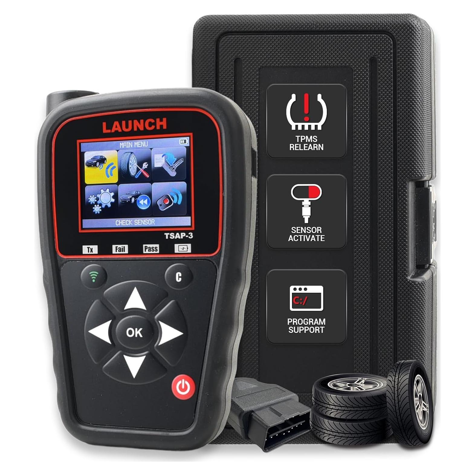 Herramienta TPMS LAUNCH TSAP-3 - Activar, Leer y Reprogramar Sensores